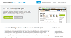 Desktop Screenshot of houtenstellingkast.nl