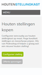 Mobile Screenshot of houtenstellingkast.nl