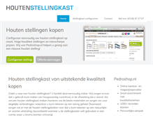 Tablet Screenshot of houtenstellingkast.nl